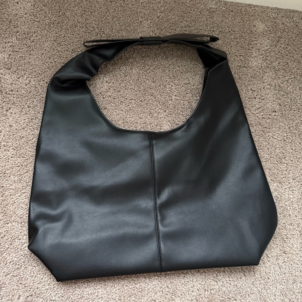 Victoria Secret Bow Tote Bag Black os - Picture 6 of 10